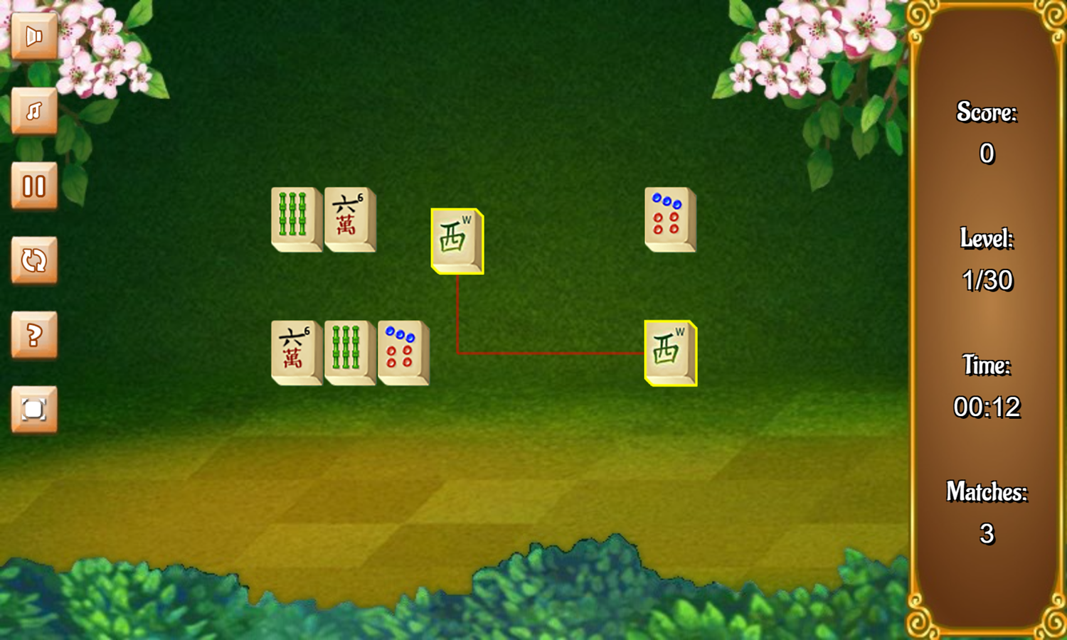 Jolly Jong Connect Game Level Play Screenshot.