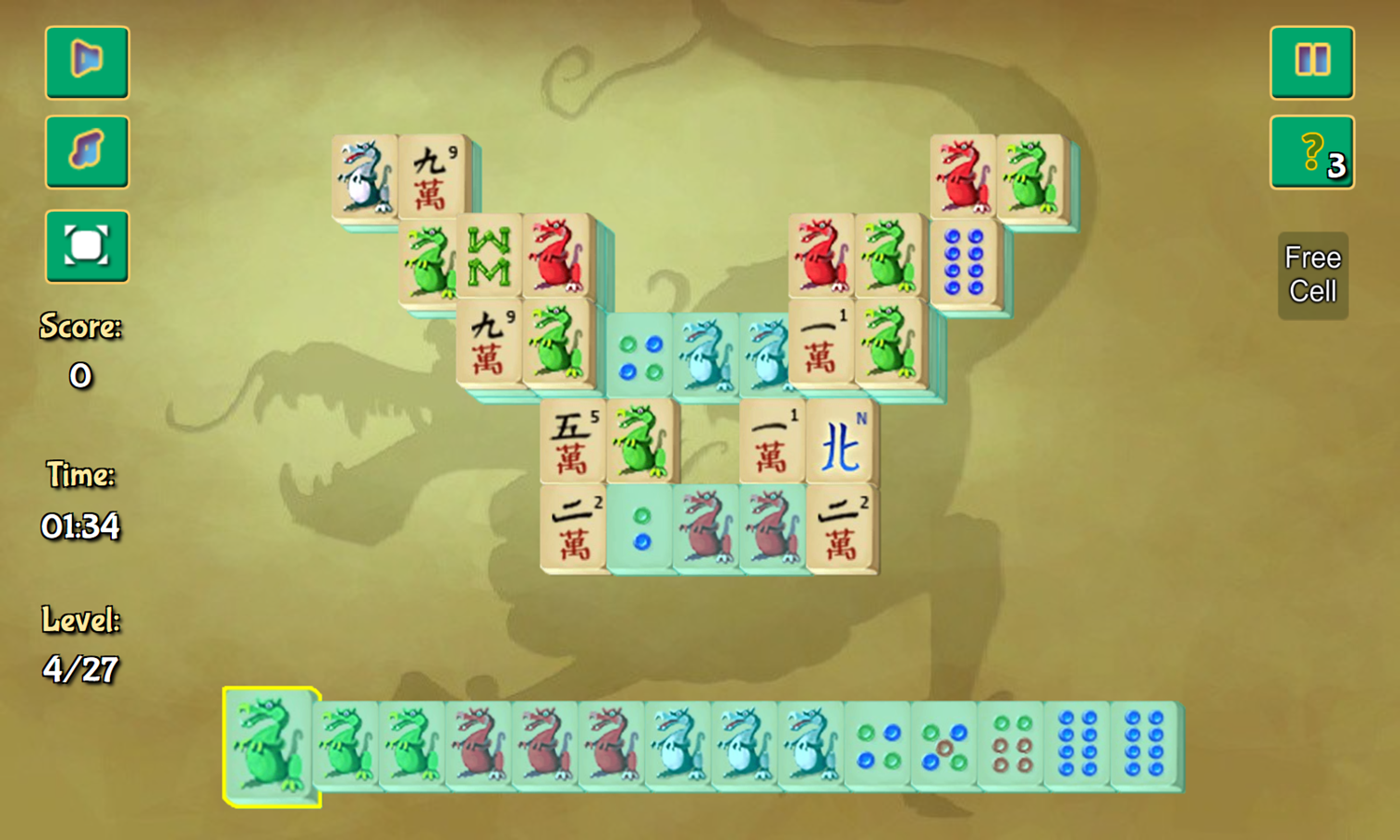 Jolly Jong Journey Game Level Progress Screenshot.