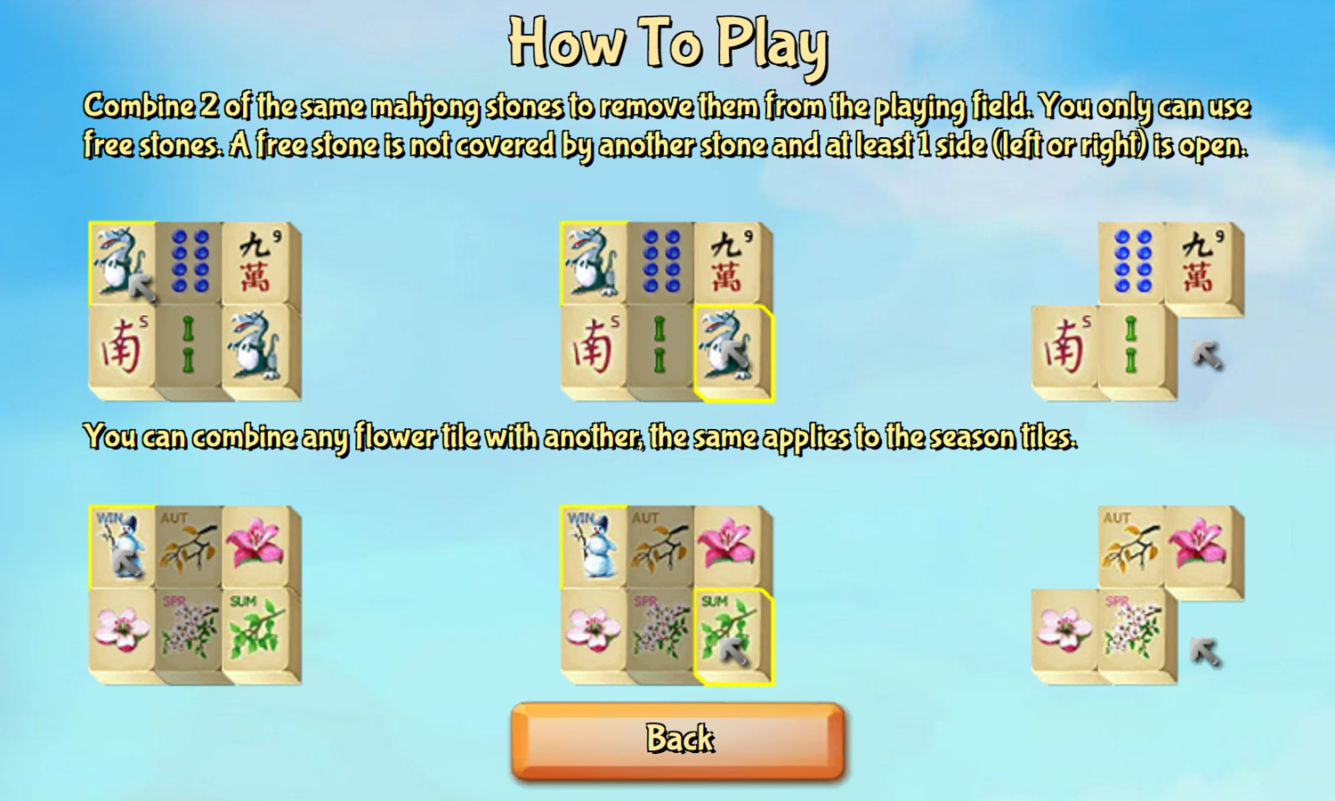 Jolly Jong One Game How To Play Screenshot.