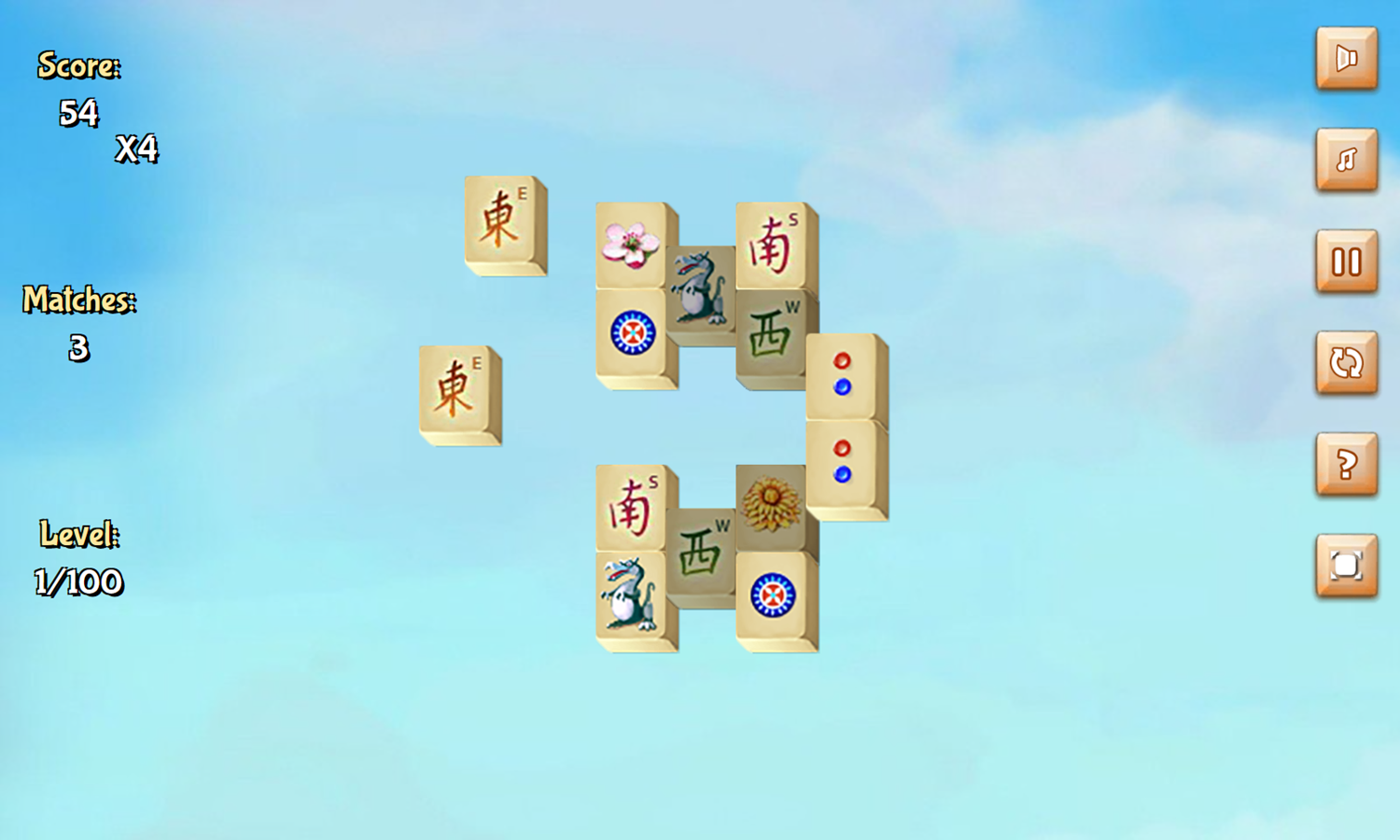 Jolly Jong One Game Level Play Screenshot.