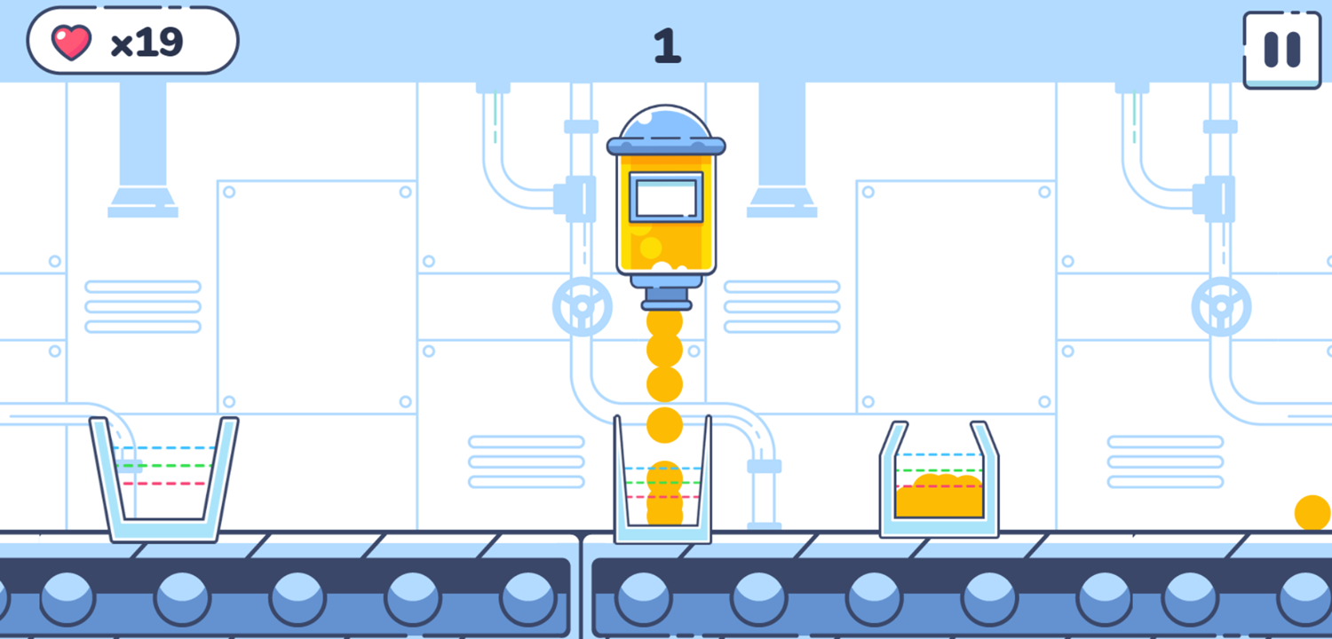 Juice Assembly Line Gameplay Screenshot.