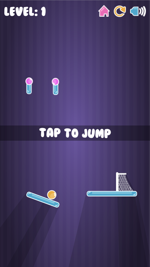 Jump And Goal Game Tap to Jump Screenshot.