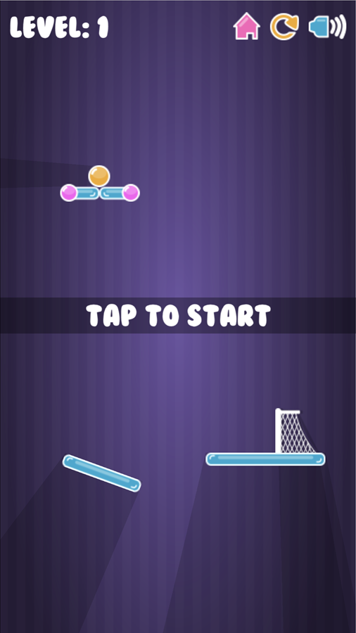 Jump And Goal Game Tap to Start Screenshot.