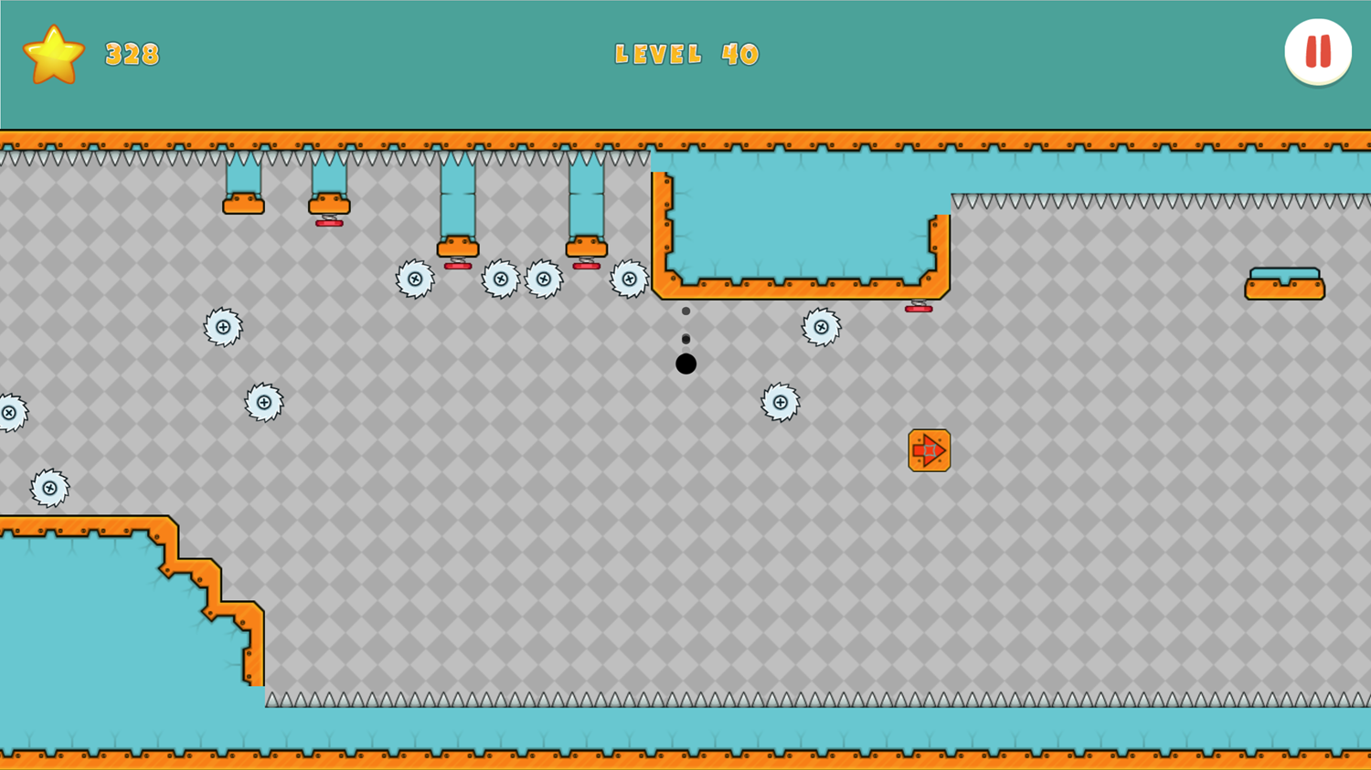 Jump Ball Adventure Game Blades Screenshot.