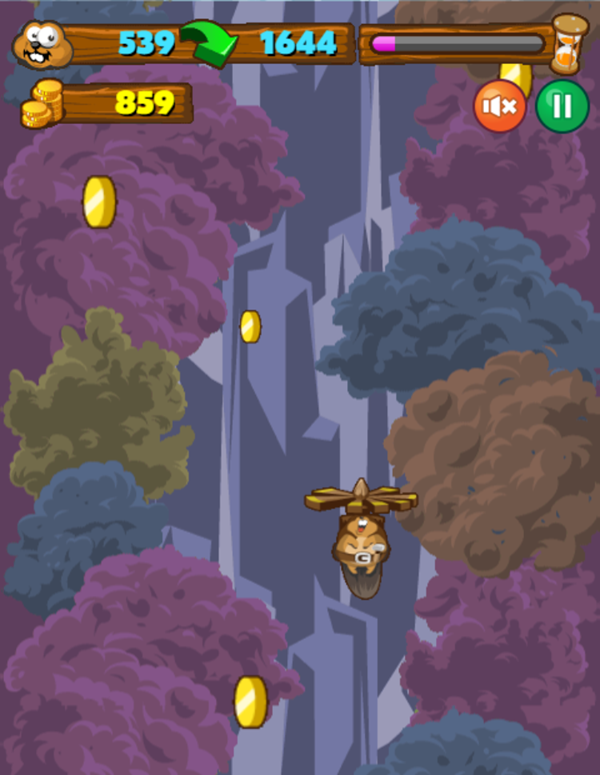 Jump With Justin Game Play Screenshot.