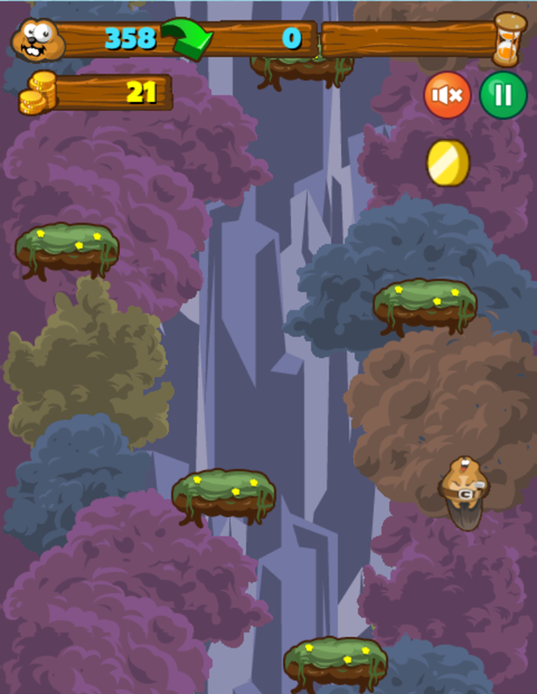 Jump With Justin Game Start Screenshot.