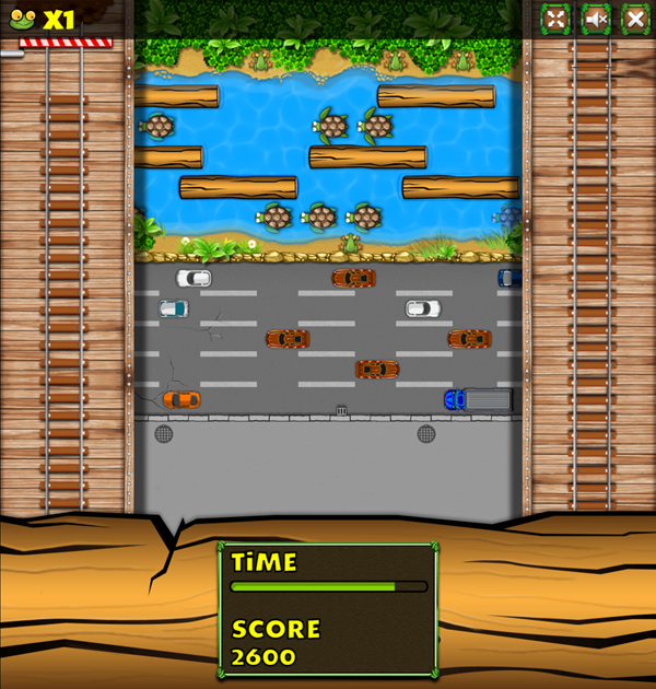 Jumper Frog Game Screenshot.