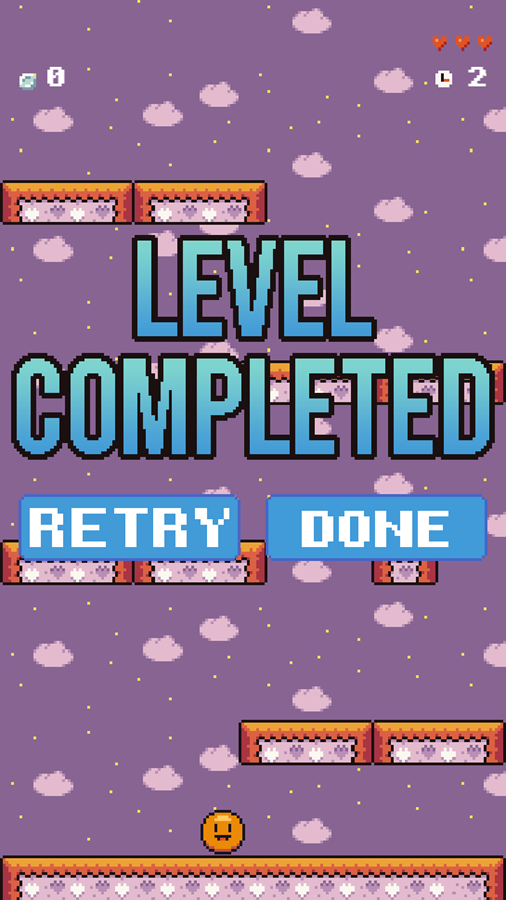 Jumper the Game Level Completed Screenshot.