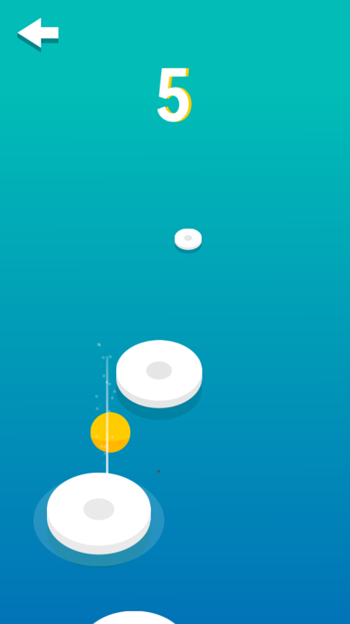 Jumping Ball Game Play Screenshot.