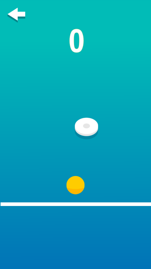 Jumping Ball Game Start Screenshot.