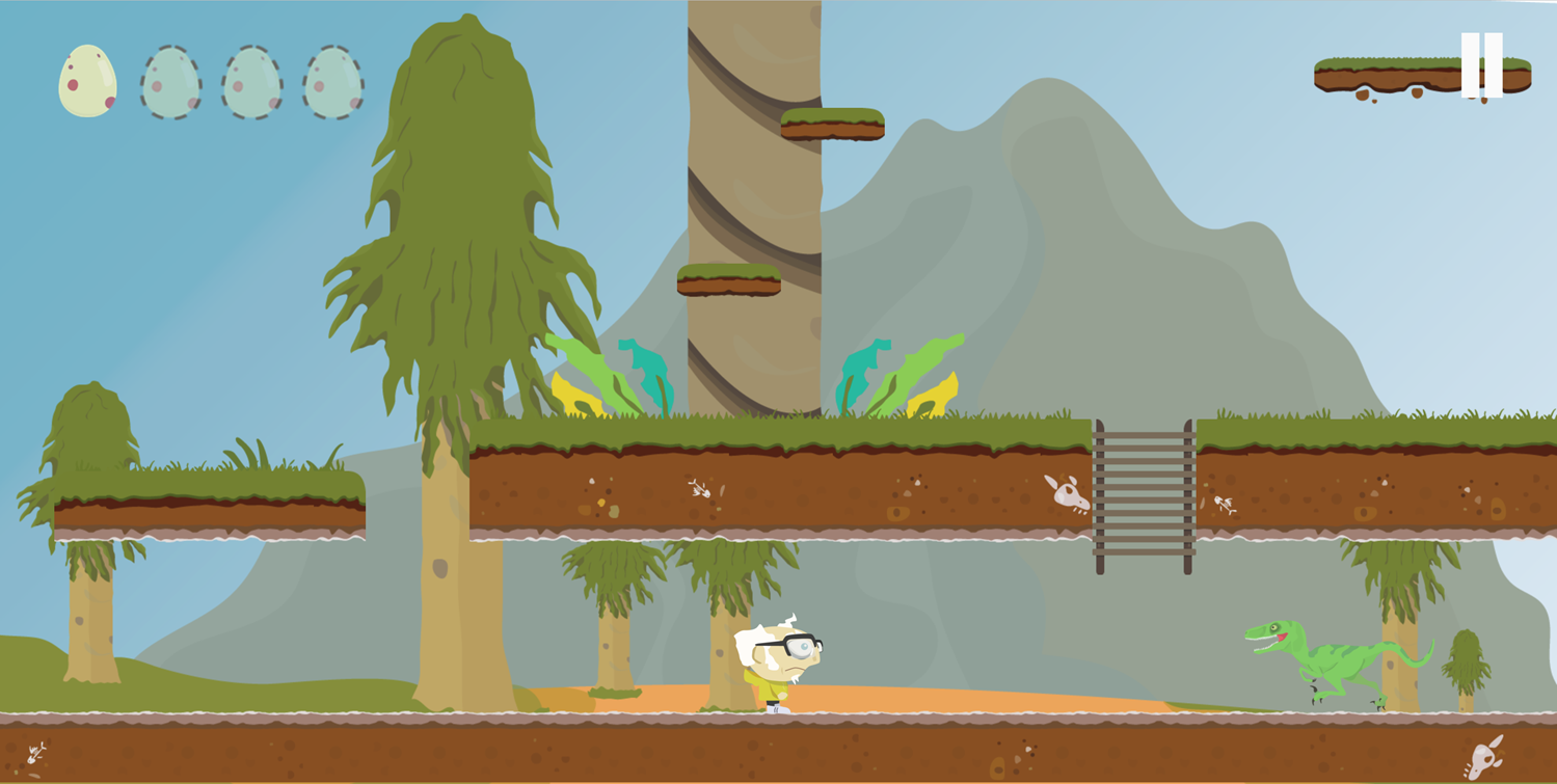 Jurassic Theft Game Velociraptor Screenshot.