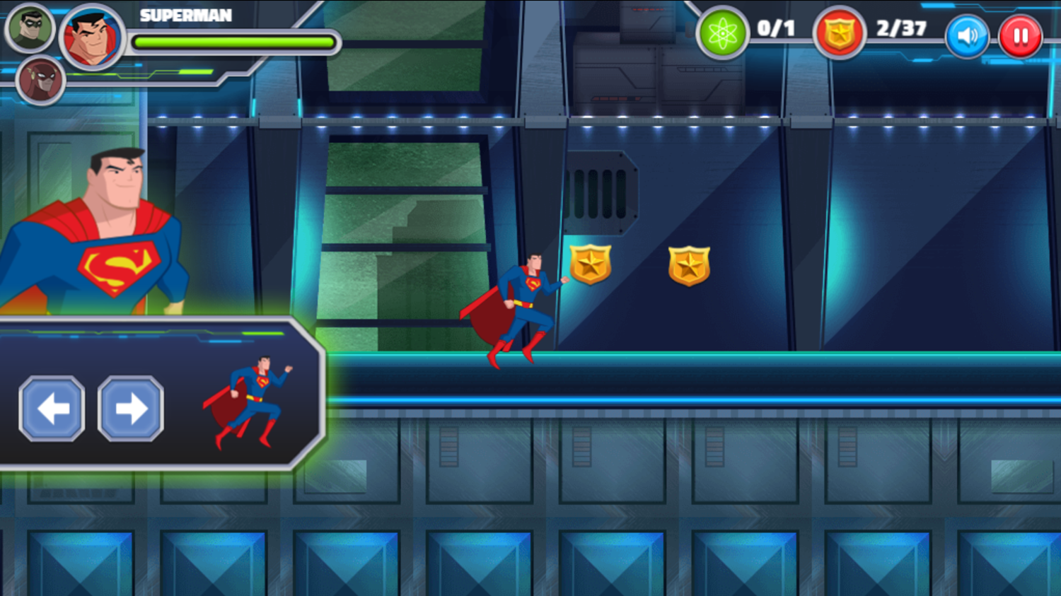 Justice League Action Nuclear Rescue Game How To Move Screenshot.