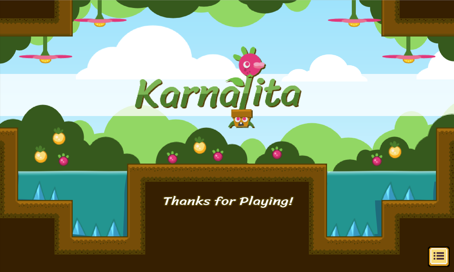 Karnalita Game Beat Screen Screenshot.