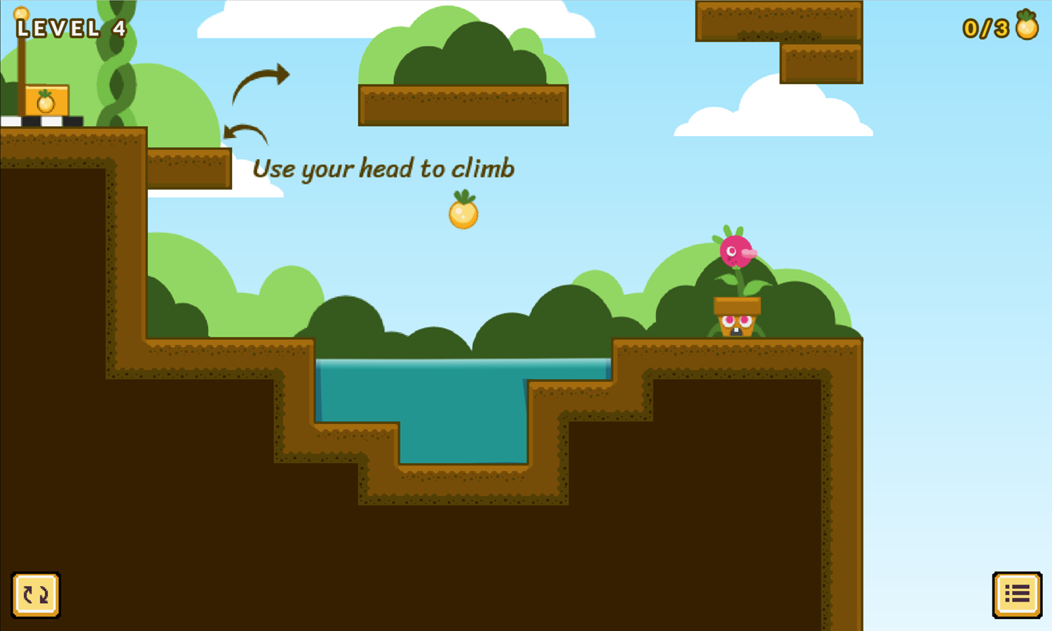 Karnalita Game Climbing Instructions Screenshot.