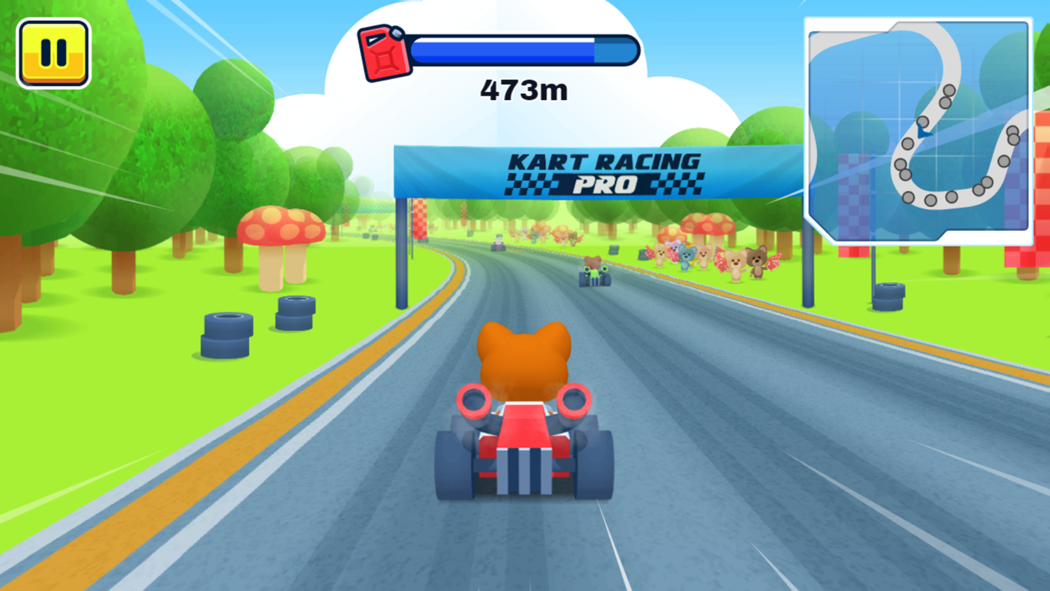 Kart Racing Pro Game Screenshot.
