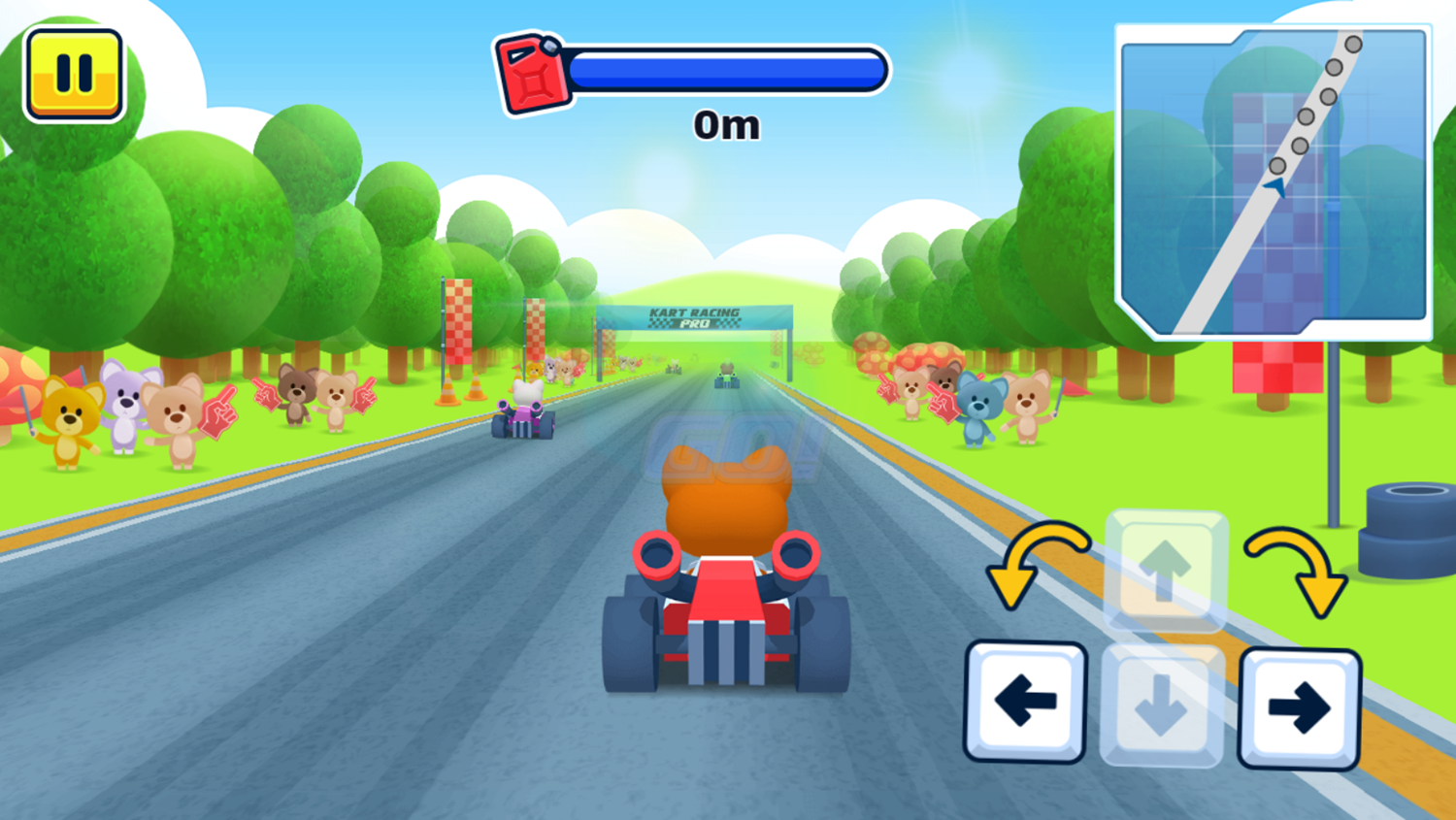 Kart Racing Pro Game How to Play Screen Screenshot.