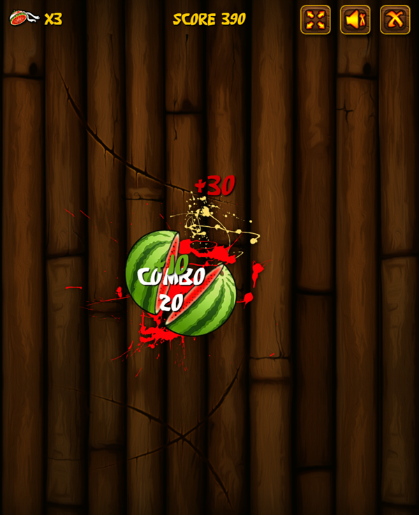 Katana Fruits Game Play Screenshot.