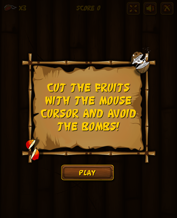 Katana Fruits Game How To Play Screenshot.