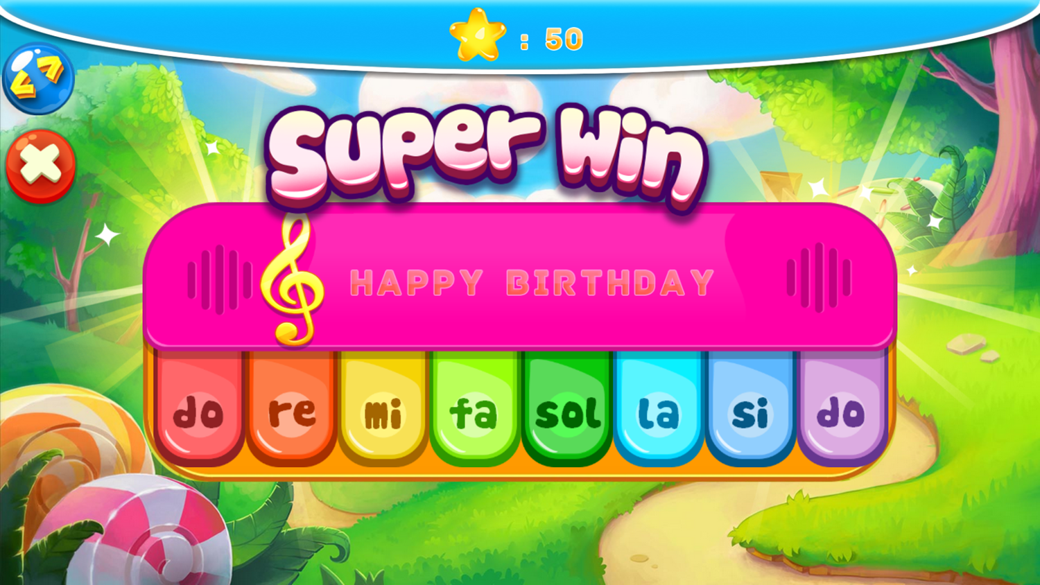 Kid Maestro Super Win Screenshot.