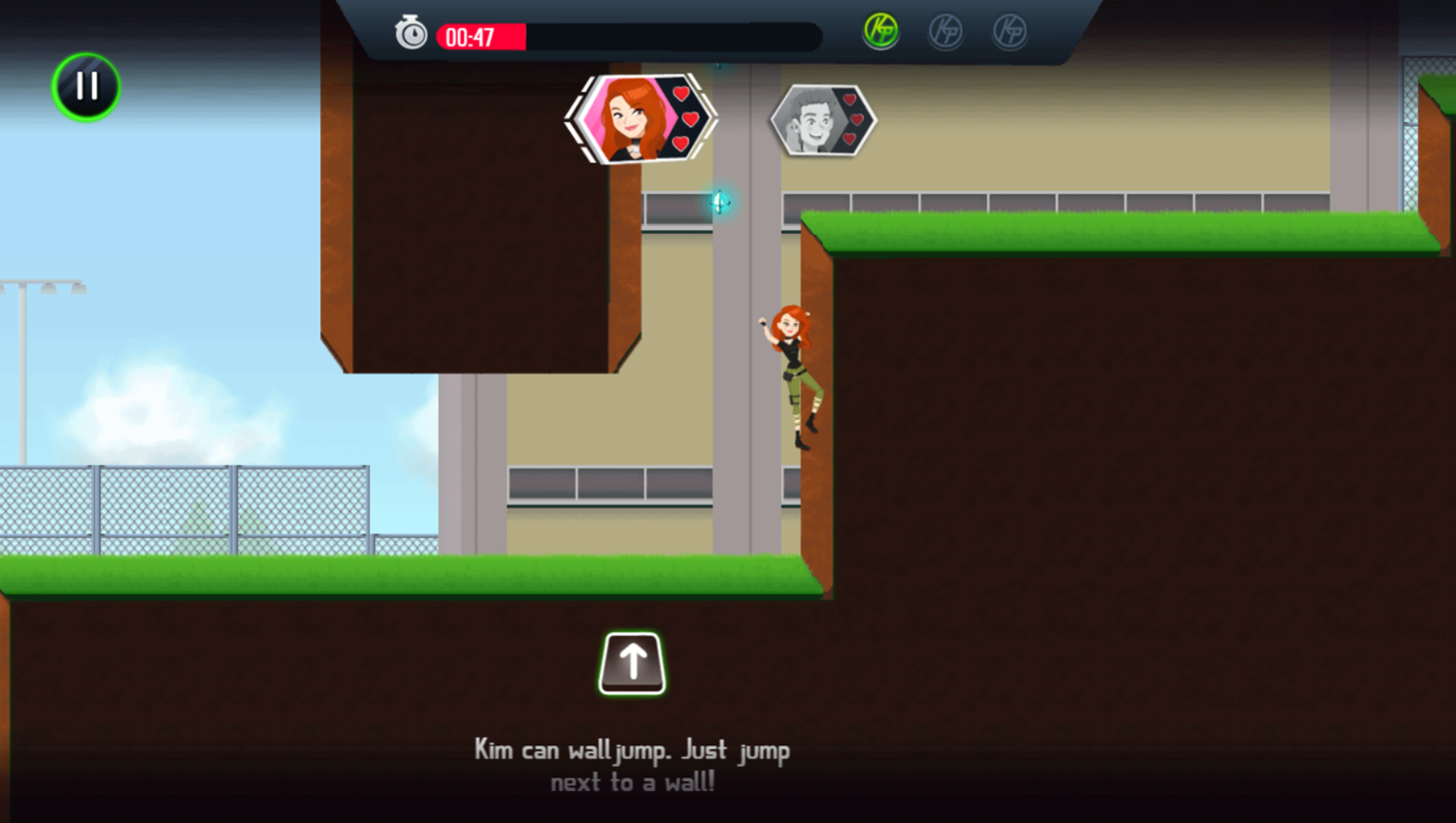 Kim Possible Mission Improbable Game How To Wall Jump Screenshot.