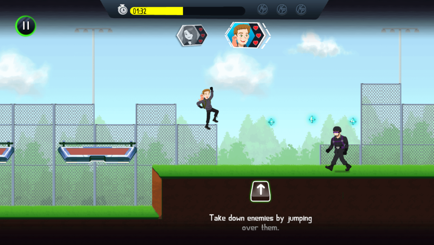 Kim Possible Mission Improbable Game Take Down Enemies Screenshot.