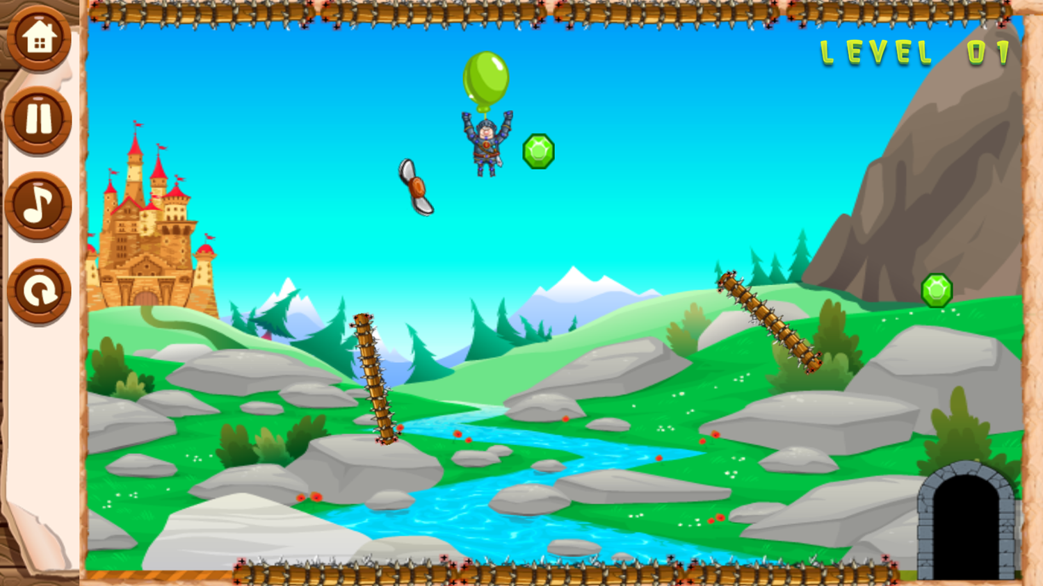 King Way Game Level Play Screenshot.