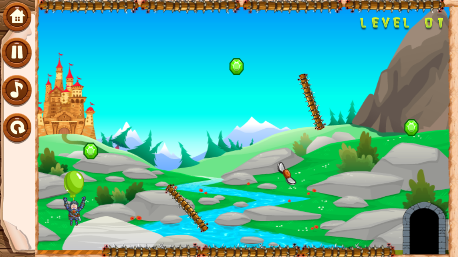 King Way Game Level Start Screenshot.