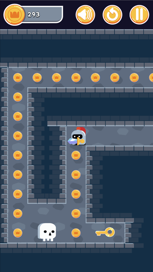 Knight Dash Game Screenshot.