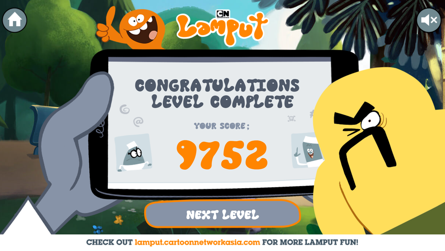 Lamput Find Lamput Game Score Screenshot.