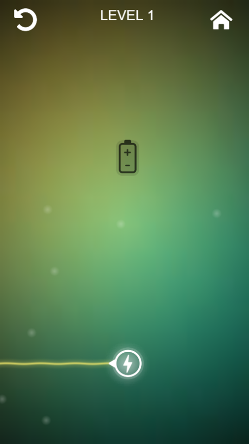 Laser Overload Game Level Start Screenshot.