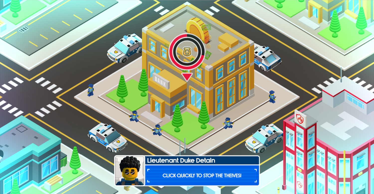 Lego City Adventures Build and Protect Robbery Screenshot.