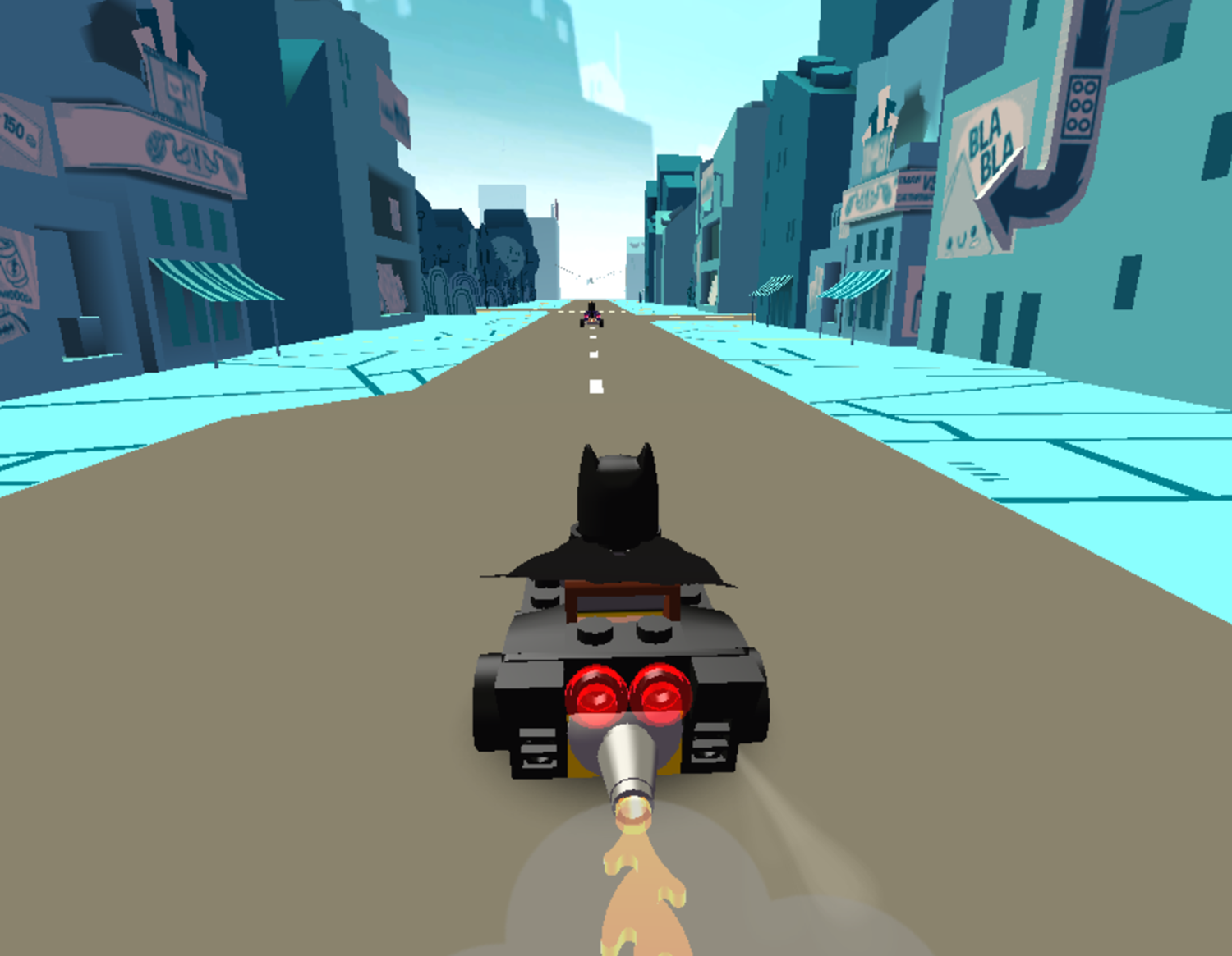 LEGO DC Comics Super Heroes Mighty Micros Game Batman Catwoman Chase Screenshot.