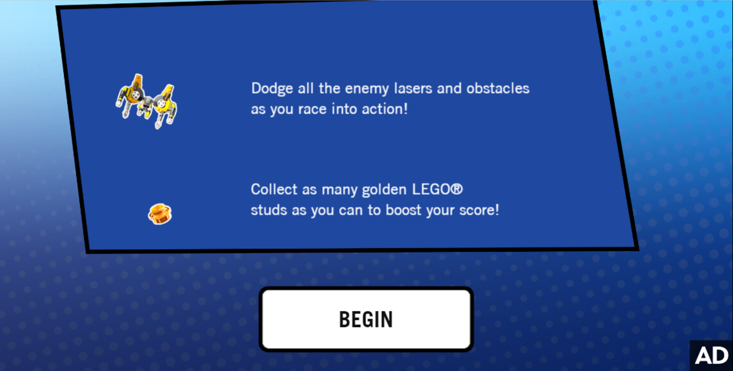 LEGO Marvel Avengers Hero Hustle Game Instructions Screen Screenshot.