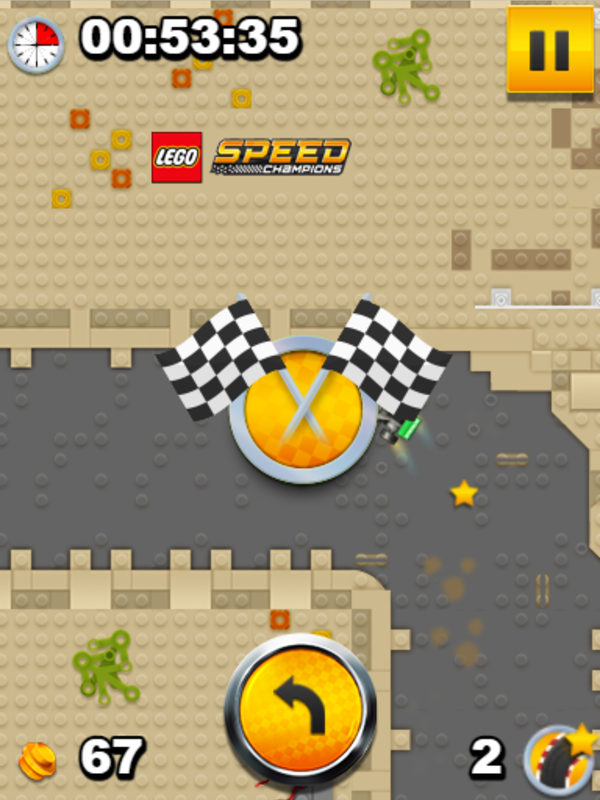 LEGO Speed Champions Game Race Complete Screen Screenshot.