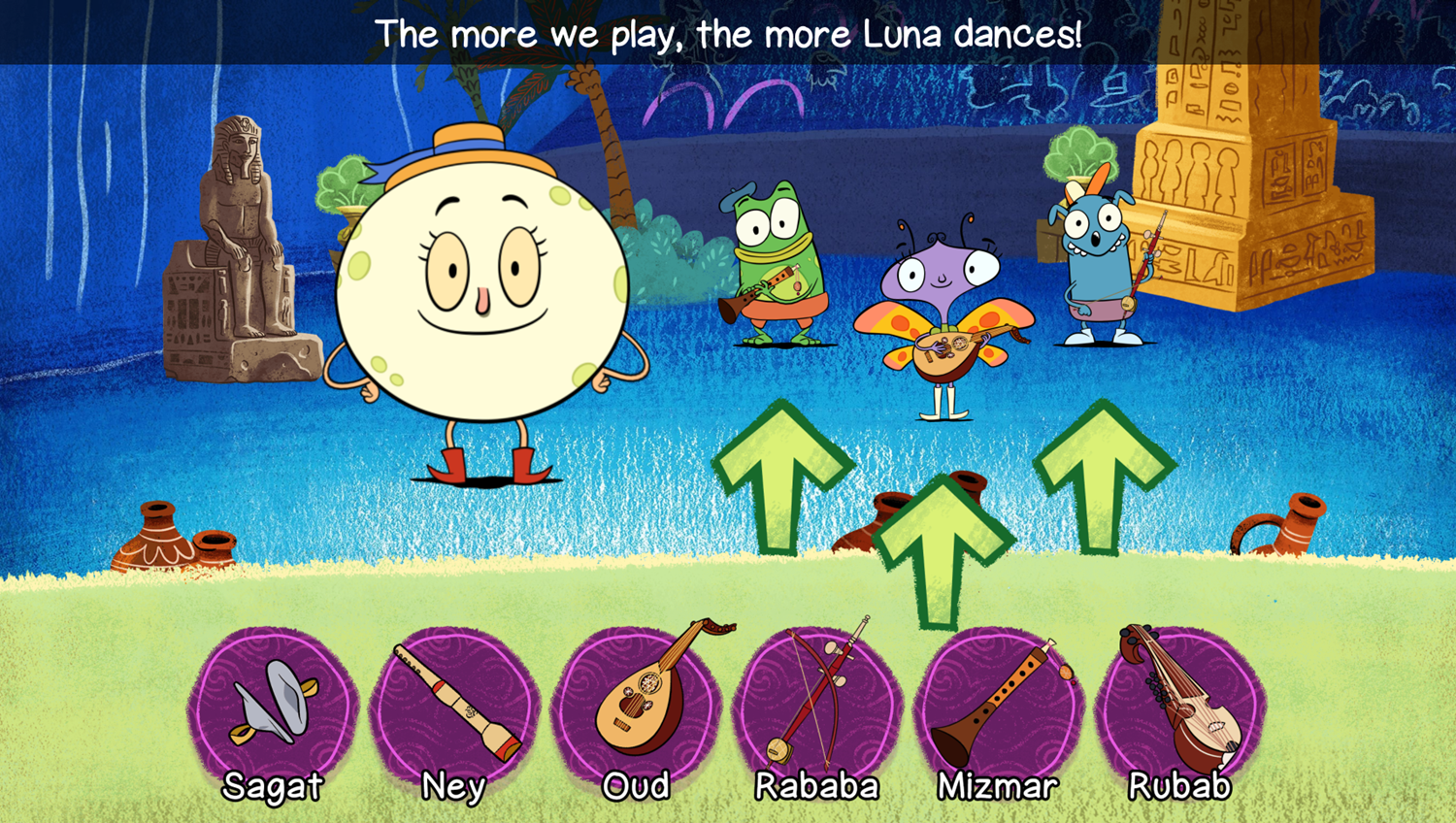 Let's Go Luna Carmen's World Orchestra How To Play Screenshot.