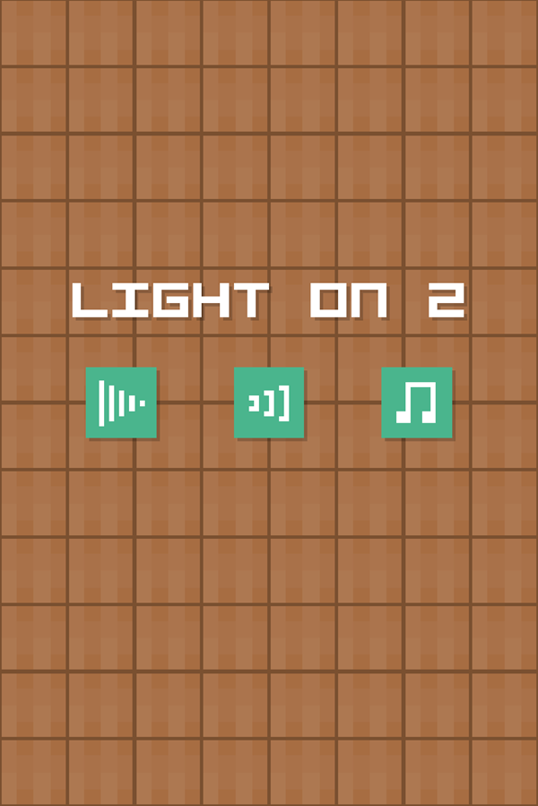 Light On 2 Game Welcome Screen Screenshot.
