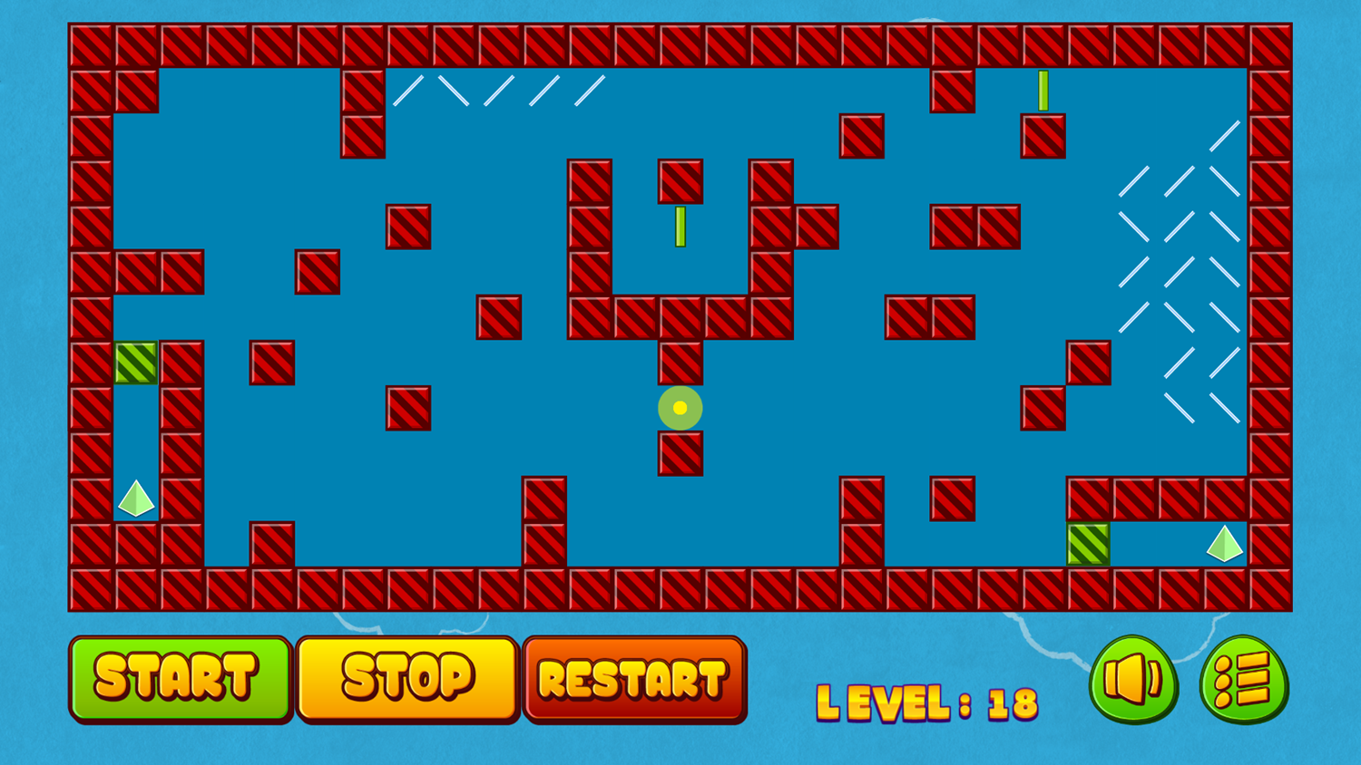 Light Way Game Level Challenge Screenshot.