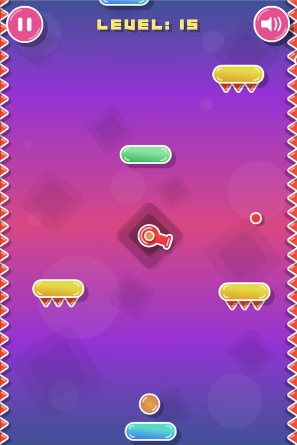 Line Climber Game Level With a Cannon Screenshot.