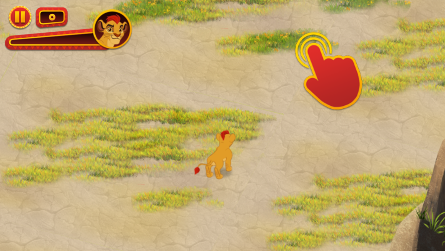 Lion Guard Protectors of the Pridelands Game How To Play Screenshot.