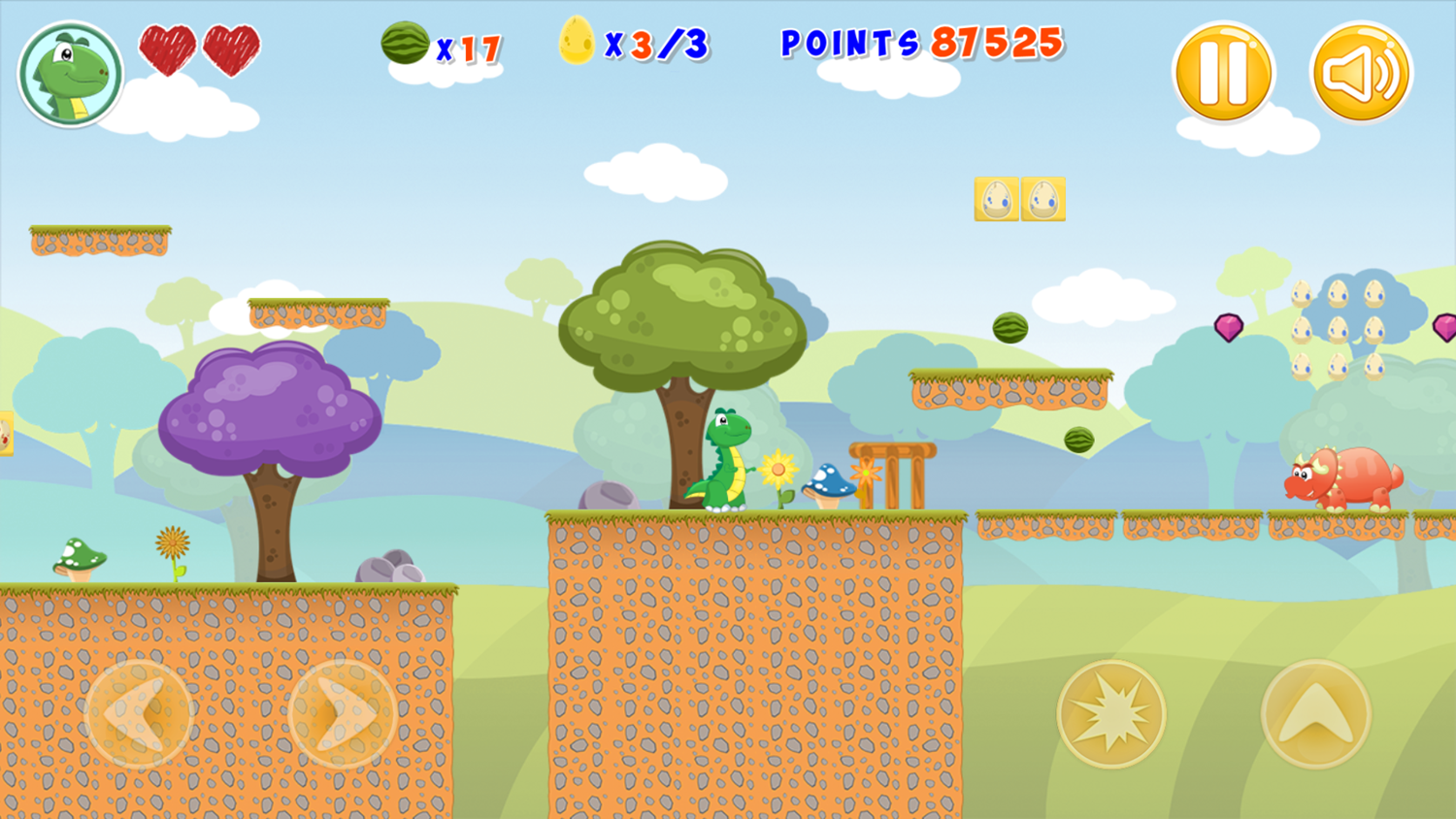 Little Dino Adventure Returns Game Shooting Screenshot.