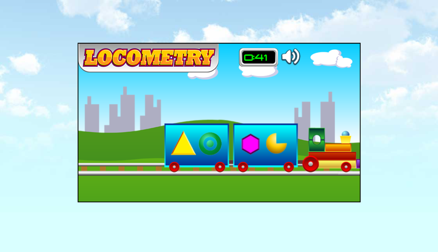 Locometry Game Level Complete Screenshot.