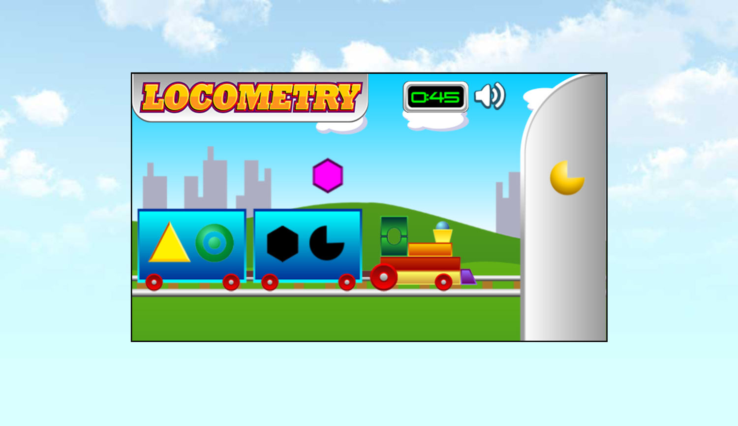 Locometry Game Level Play Screenshot.