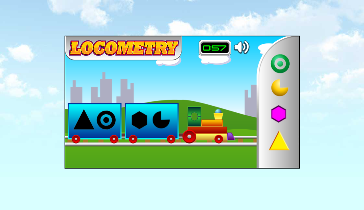 Locometry Game Level Start Screenshot.