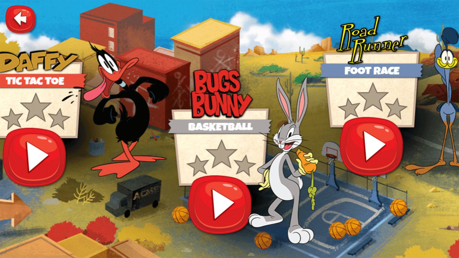 Looney Tunes Recess Game Mode Screenshot.