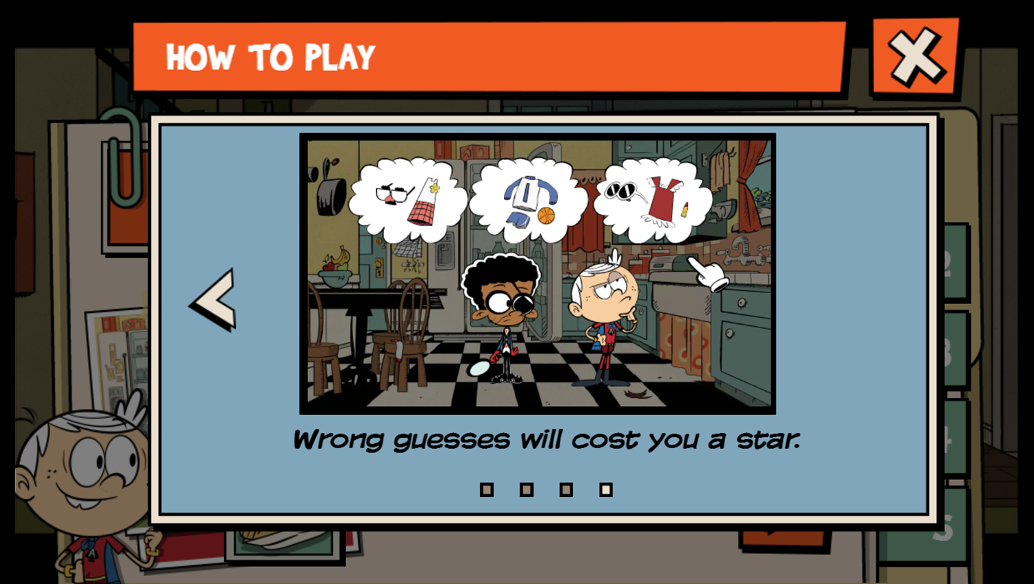 Loud House Ace Savvy Game Extra Tips Screenshot.