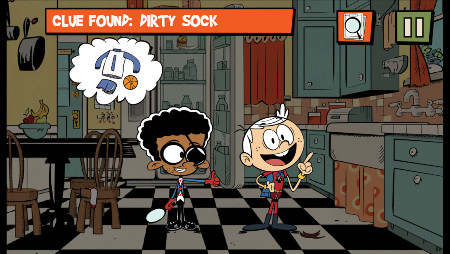 Loud House Ace Savvy Game Screenshot.