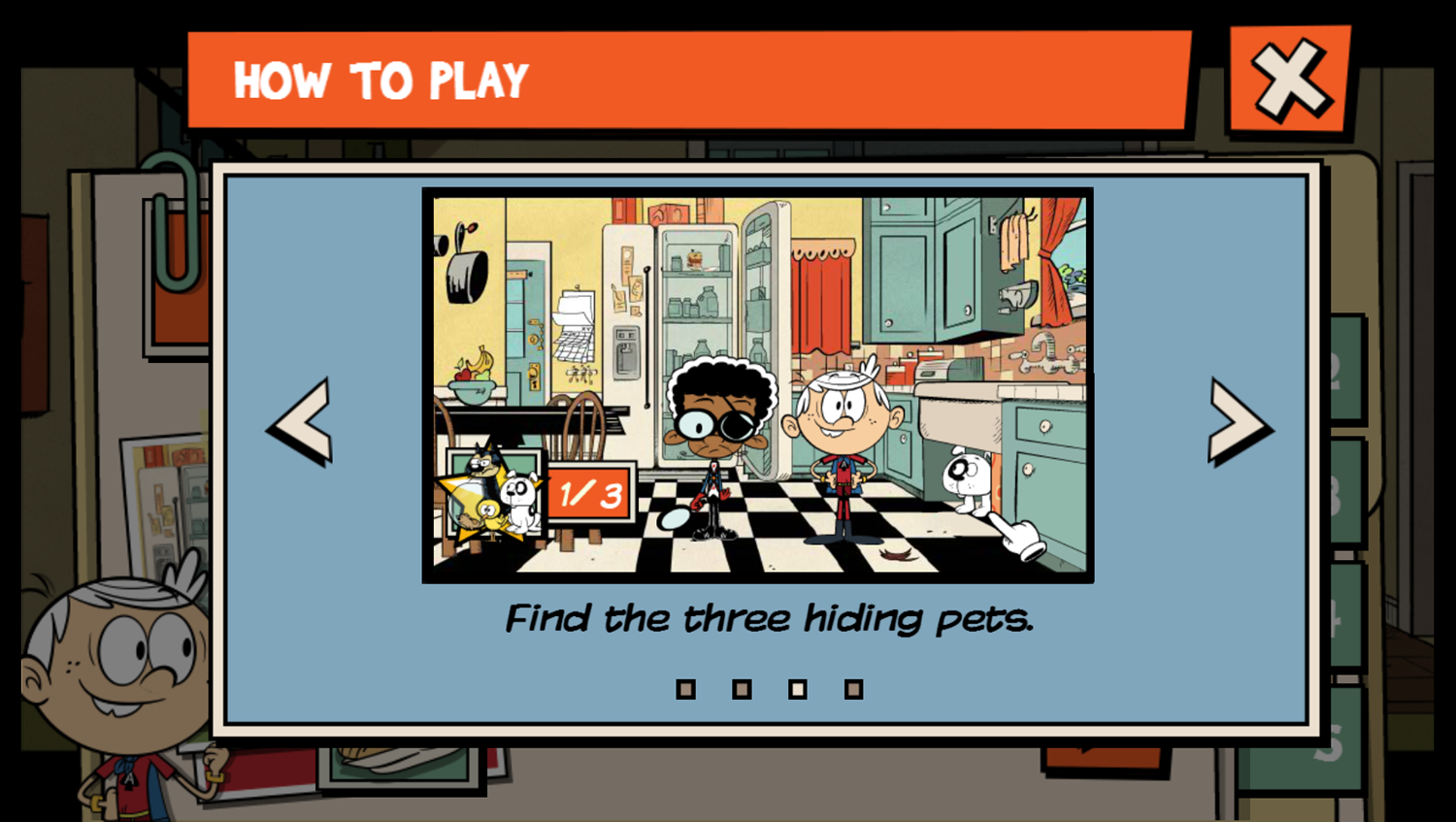 Loud House Ace Savvy Game Play Tips Screenshot.