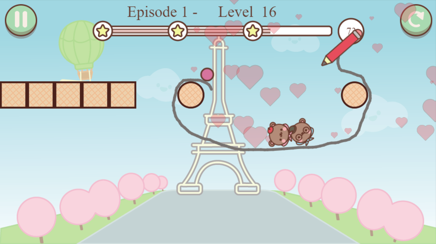 Love Bears Game Bears Connected Screenshot.