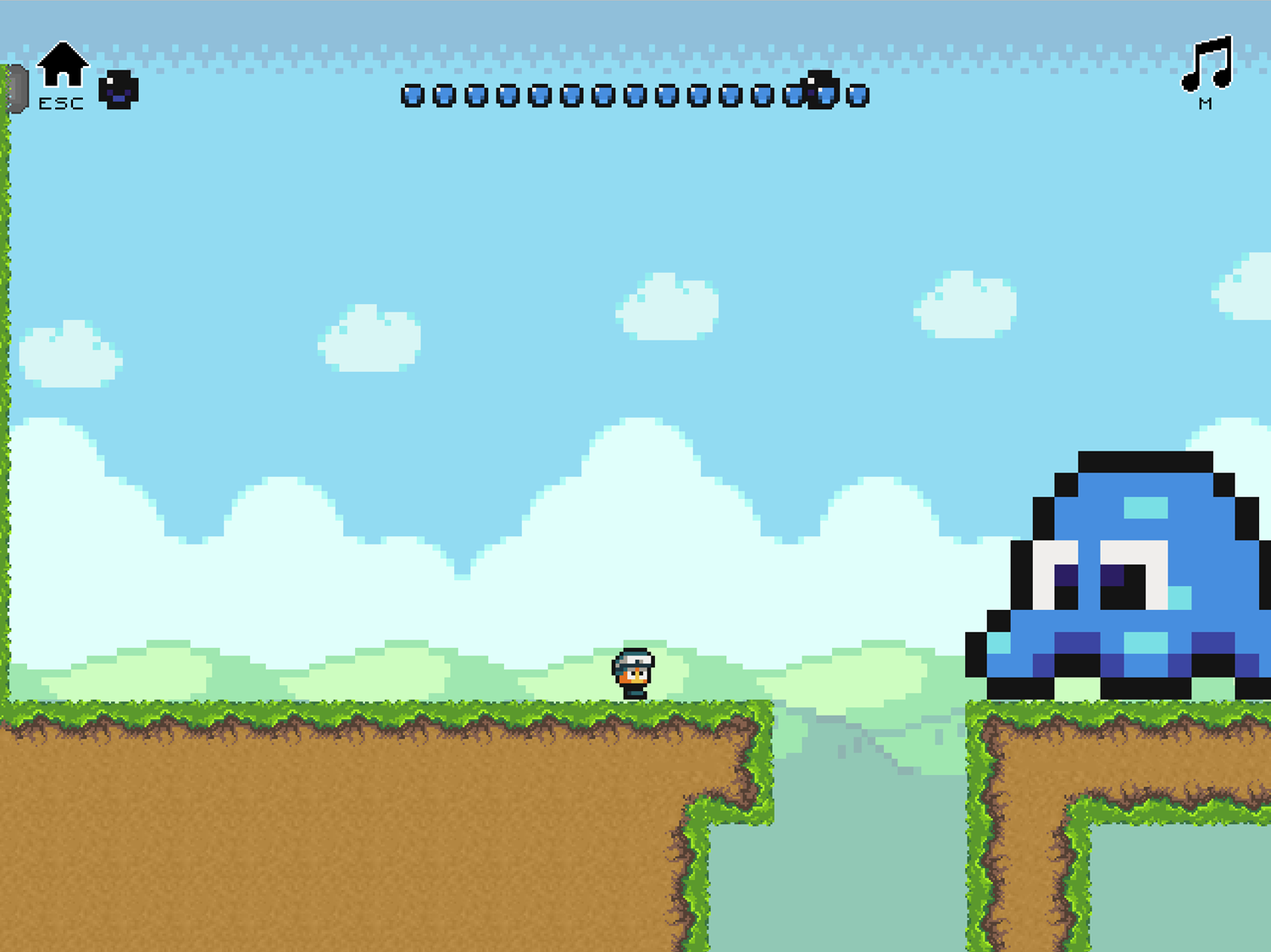 Low's Adventures 2 Game Boss Battle Screenshot.