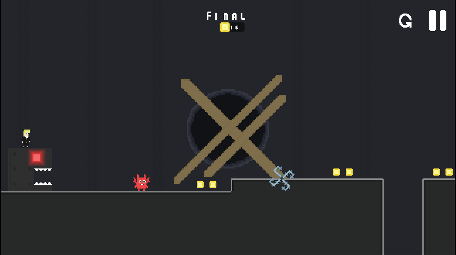 Lucky vs Lou Game Final Level Screenshot.